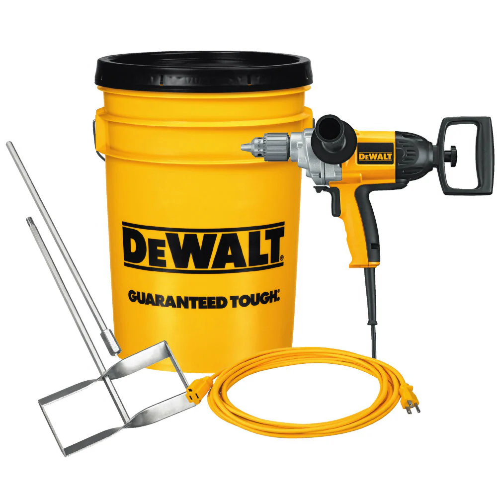 DeWalt DW130VBKT 1/2 Spade Handle Drill. Spade Bit. 25' Extension Cord in a Bucket